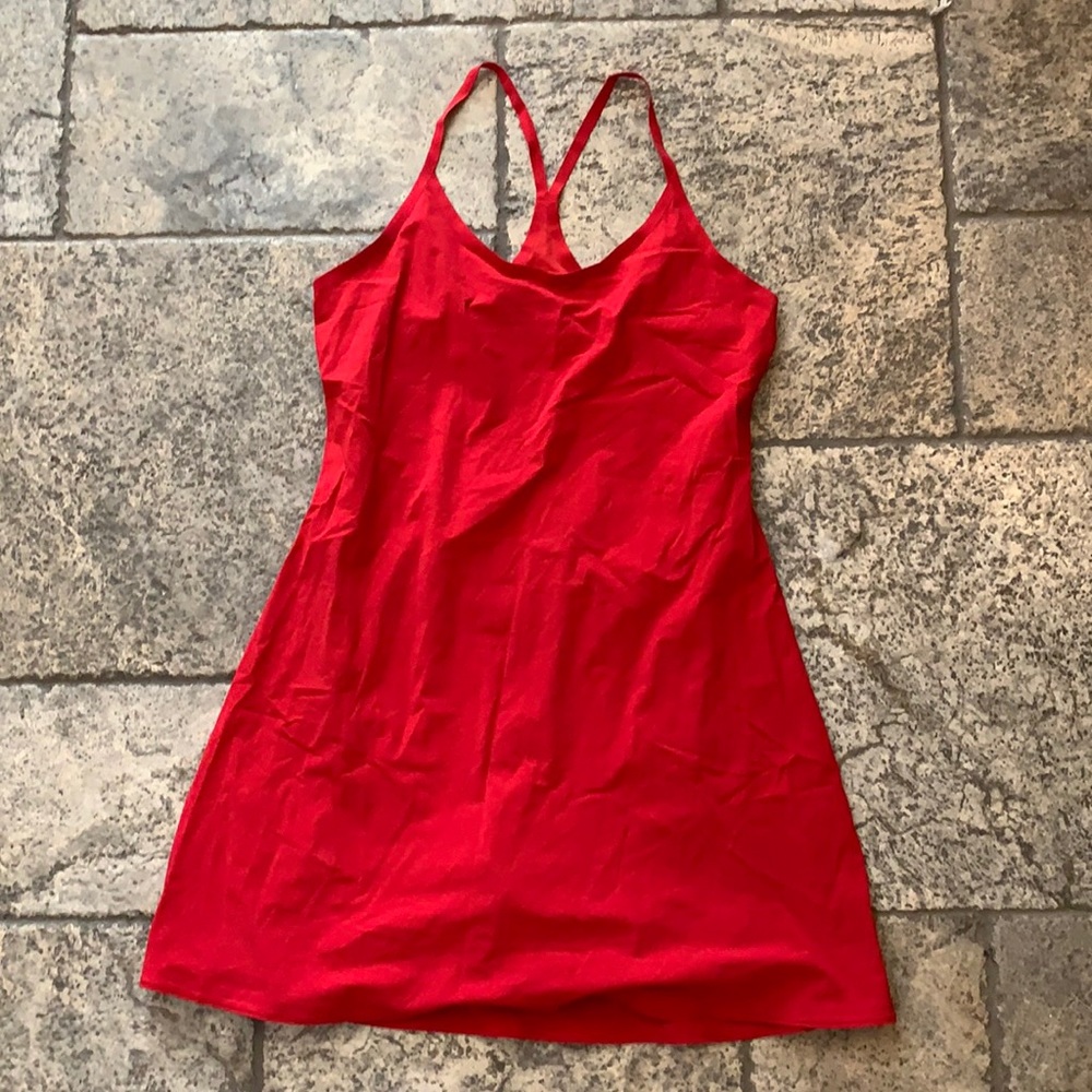 Red Outdoor voices dress
